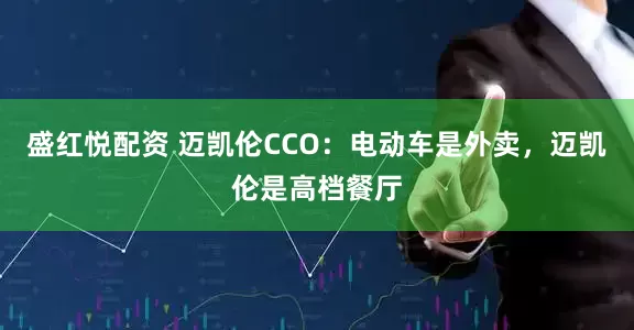 盛红悦配资 迈凯伦CCO：电动车是外卖，迈凯伦是高档餐厅